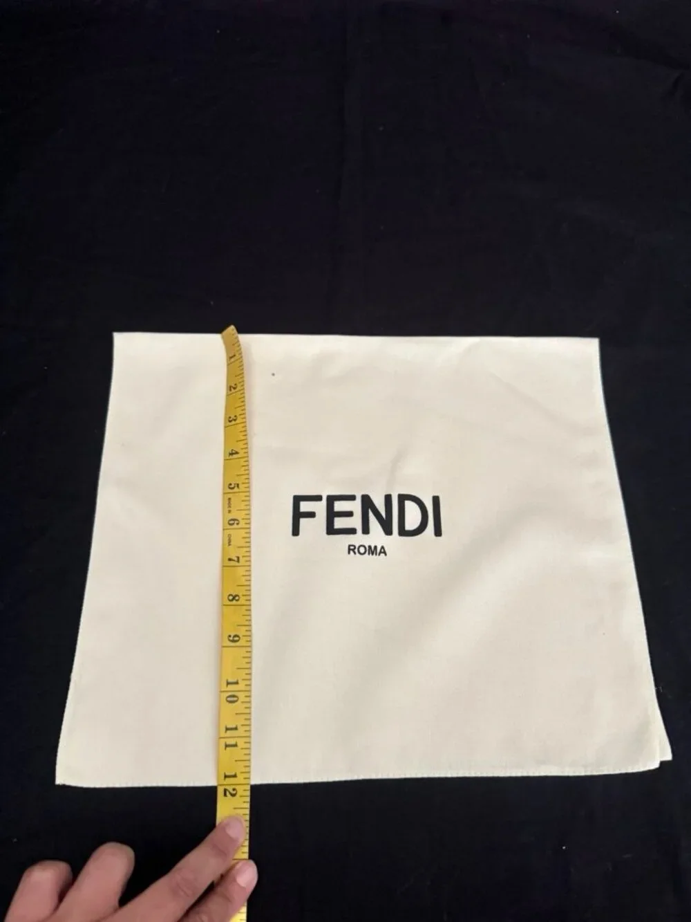 Fendi Dust Bag Storage Solid Ivory 12